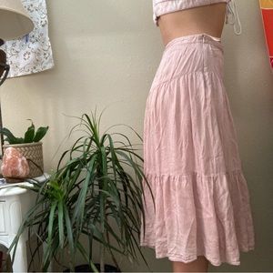 Banana Republic Gorgeous Blush Pink Flowing skirt skirt